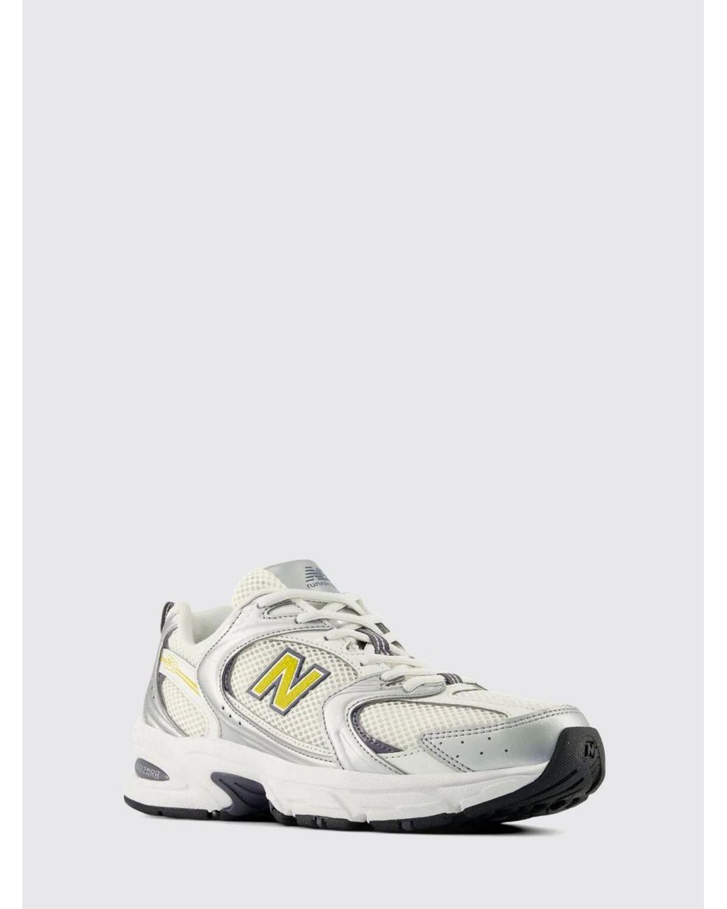 New Balance White 530 Mesh And Rubber Sneakers for men