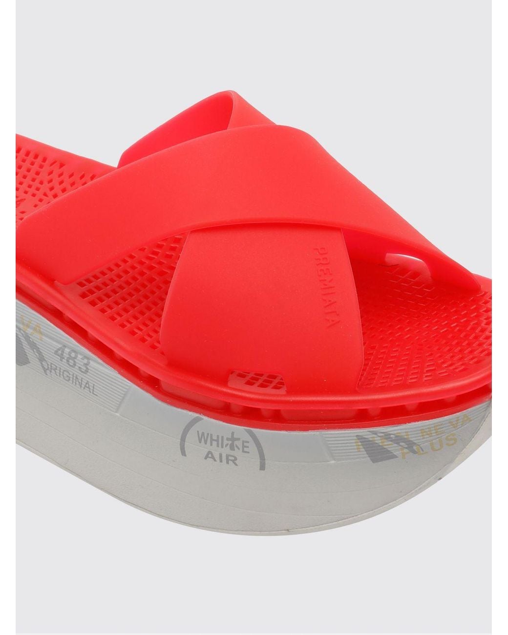 Premiata Red Heeled Sandal