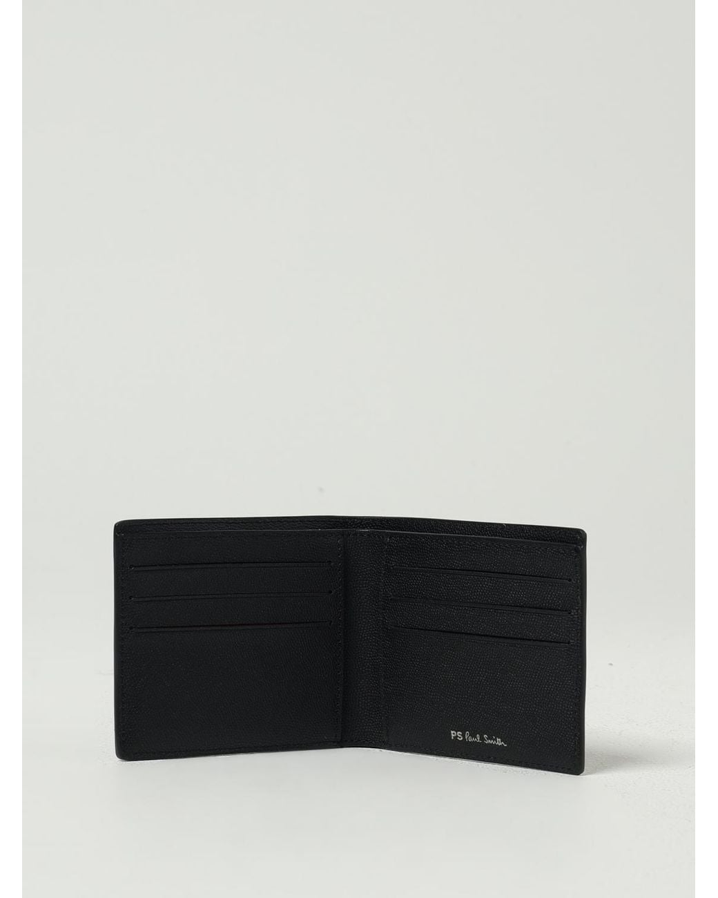 Paul Smith White Grained Leather Wallet for men