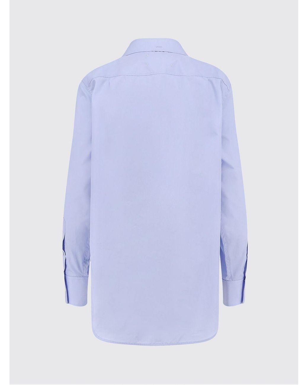 Maison Margiela Blue Cotton Shirt