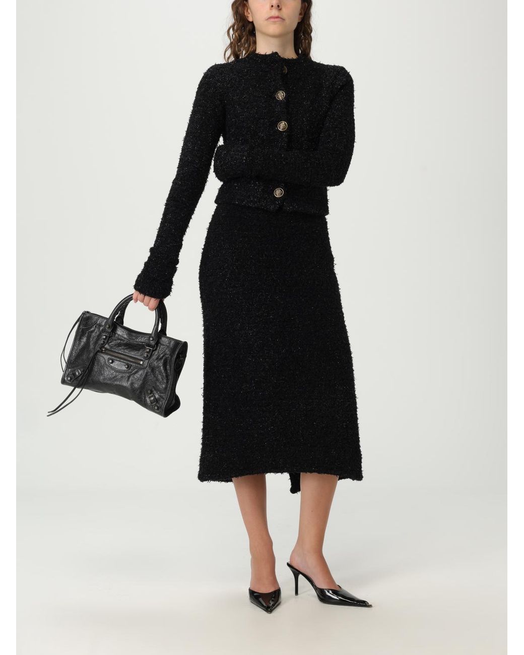 Balenciaga Black Sweaters