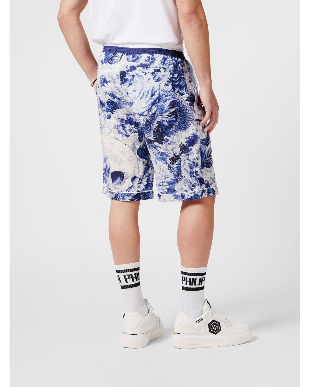 Philipp Plein Blue Shorts for men