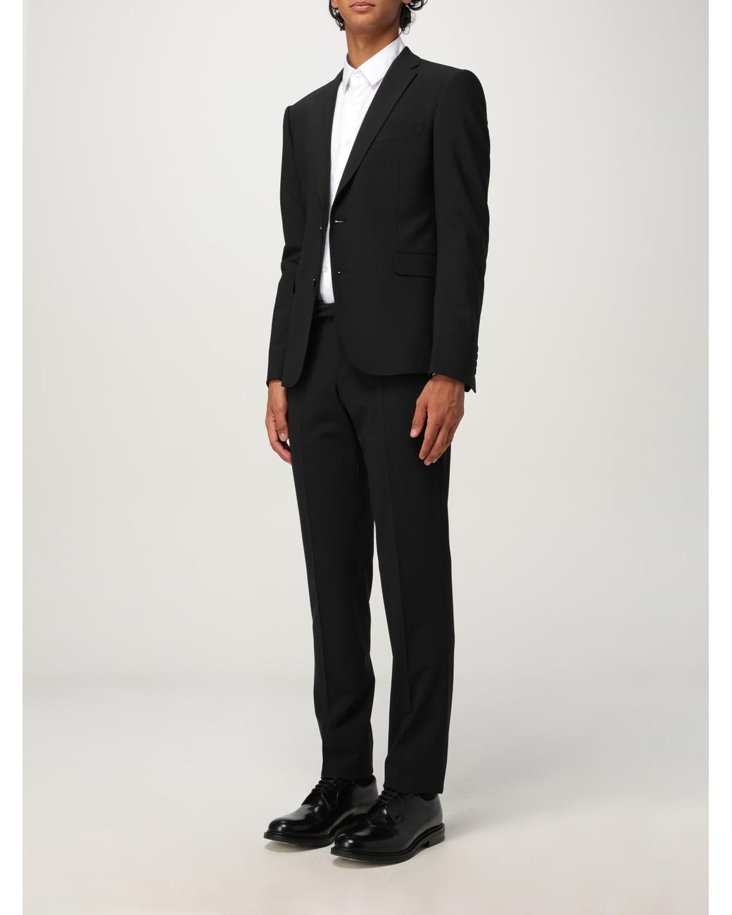 Emporio Armani Black Slim Fit Suit for men