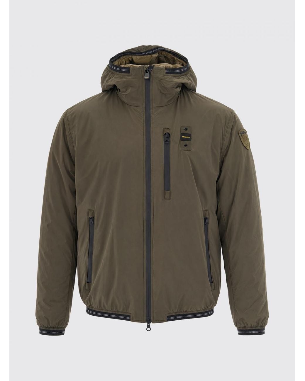 Blauer Brown D-Devon Lightweight Windproof Jacket With Hood And Logo for men