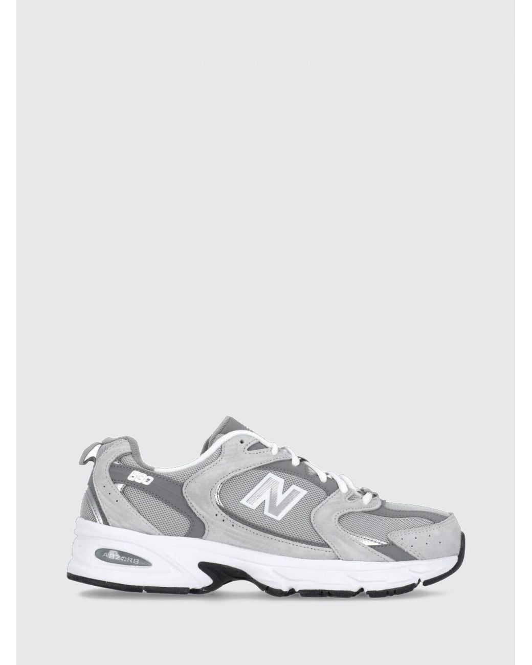 New Balance White 530 Suede And Mesh Low-Top Sneakers With Side Logo for men