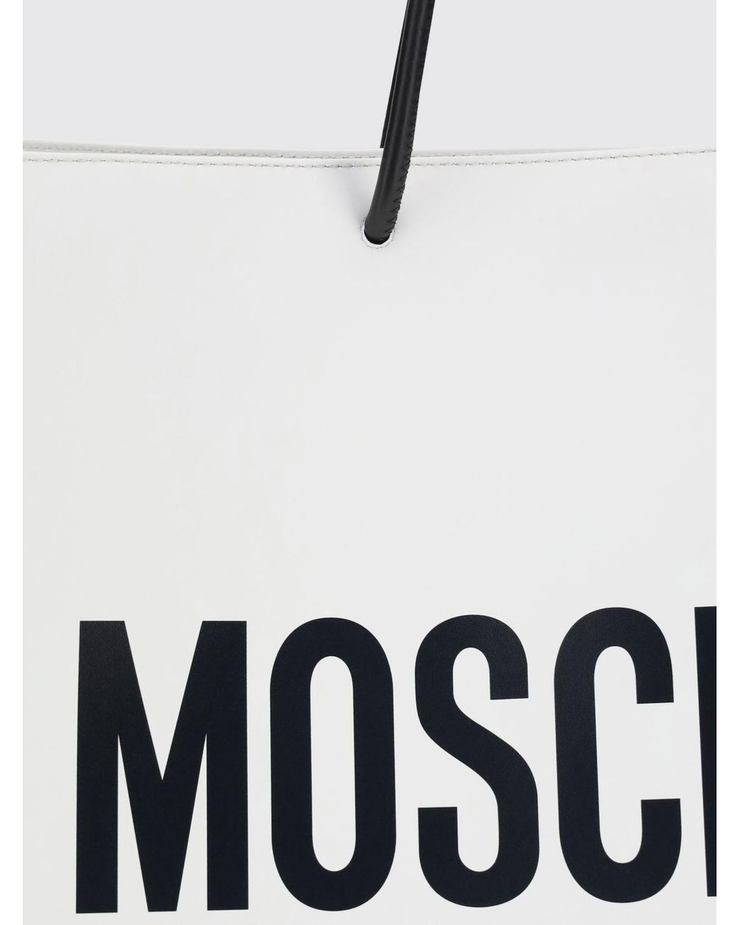 Moschino Couture White Leather Bag