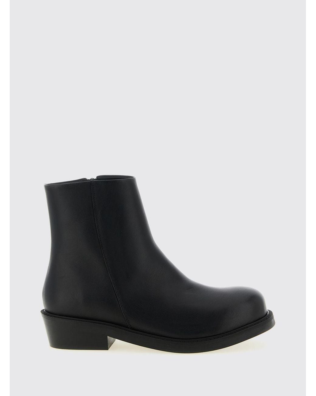 Séfr Black Lerato Leather Ankle Boot for men