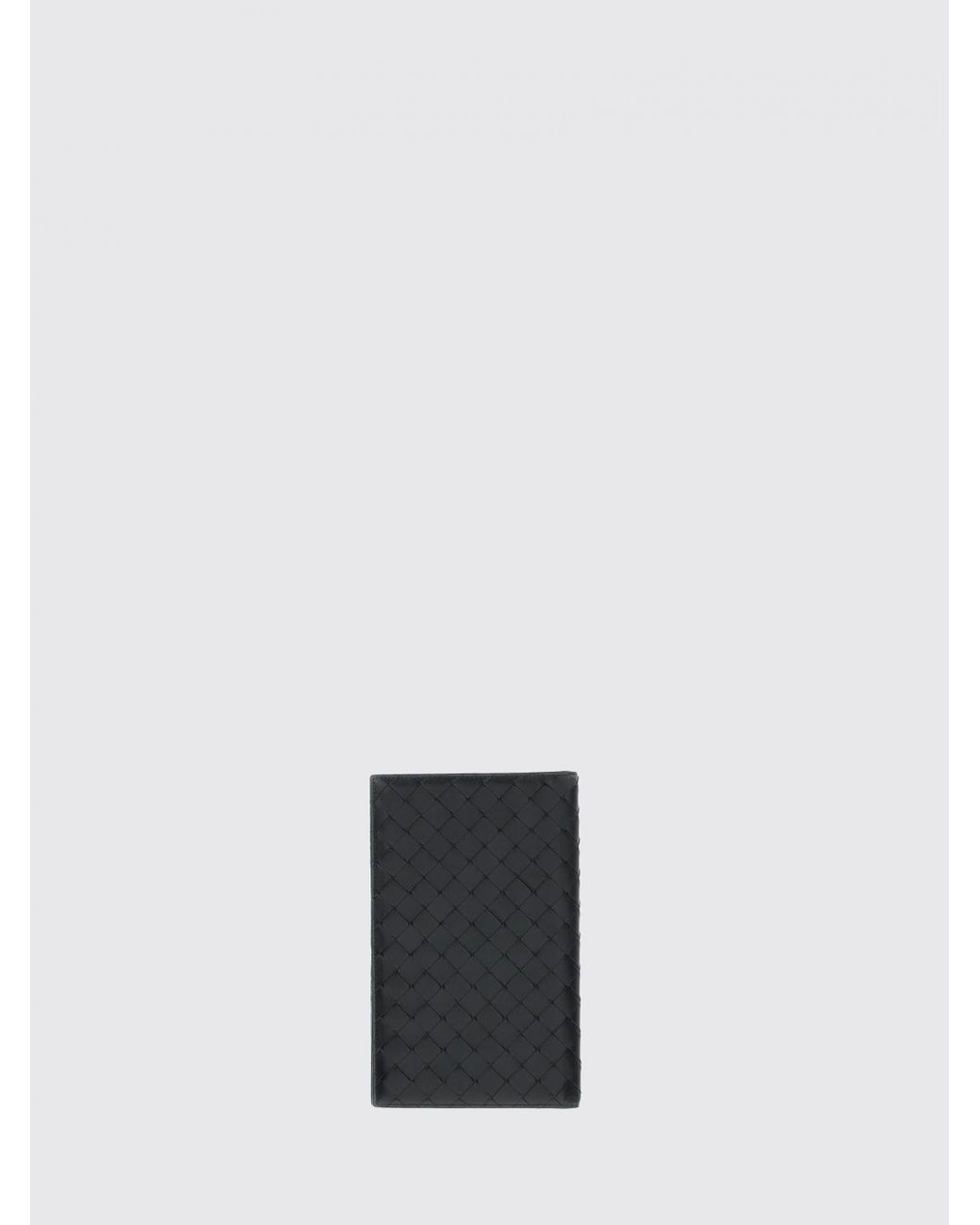 Bottega Veneta White Woven Leather Document Holder for men