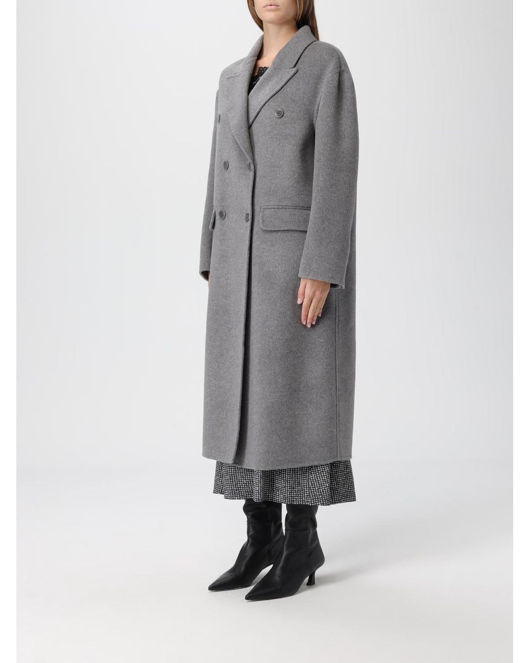 Ermanno Scervino Gray Coat