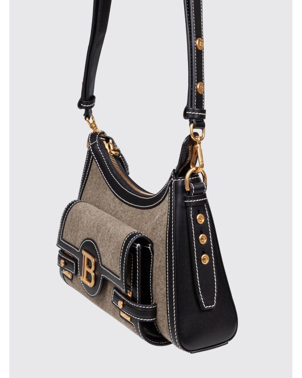 Balmain White Shoulder Bag
