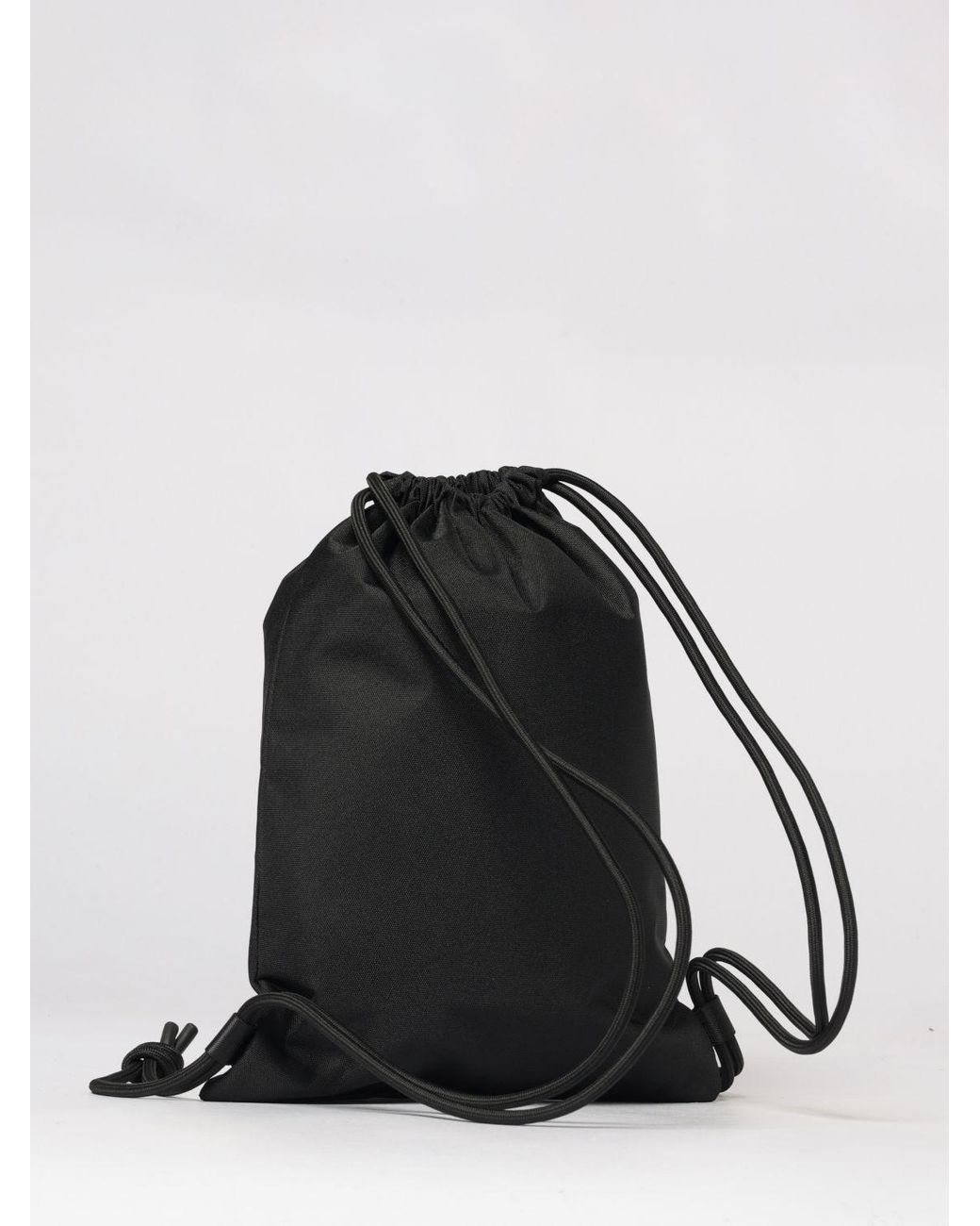 EA7 Black Nylon Backpack With Logo for men