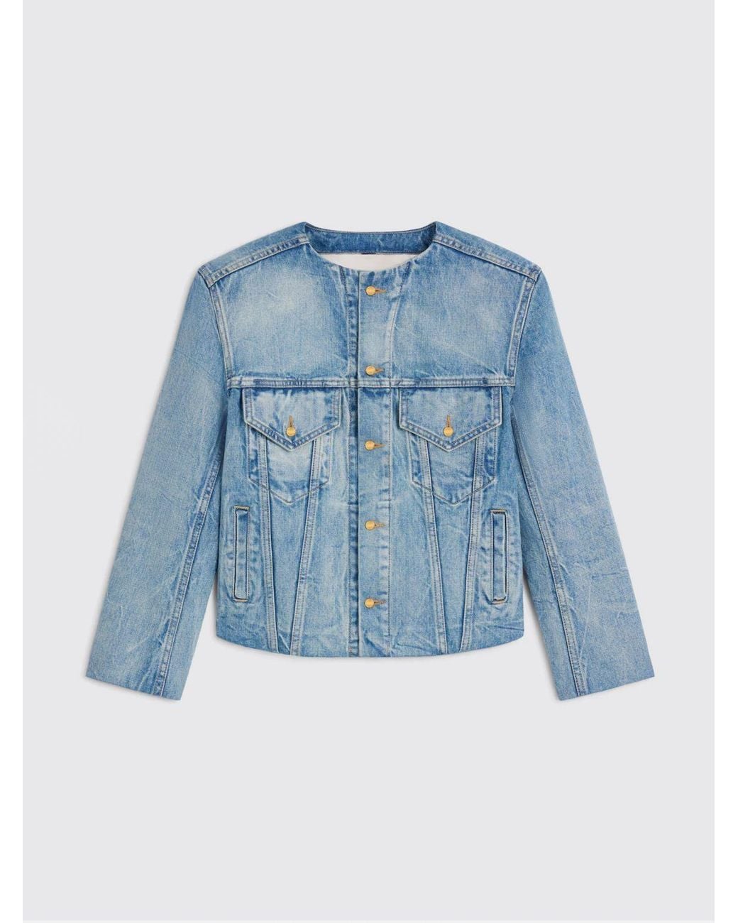 Céline Blue Bleached Jacket