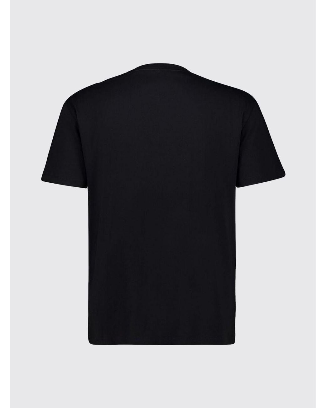 Valentino Black Slim Fit Cotton T-Shirt With Vlogo Signature for men