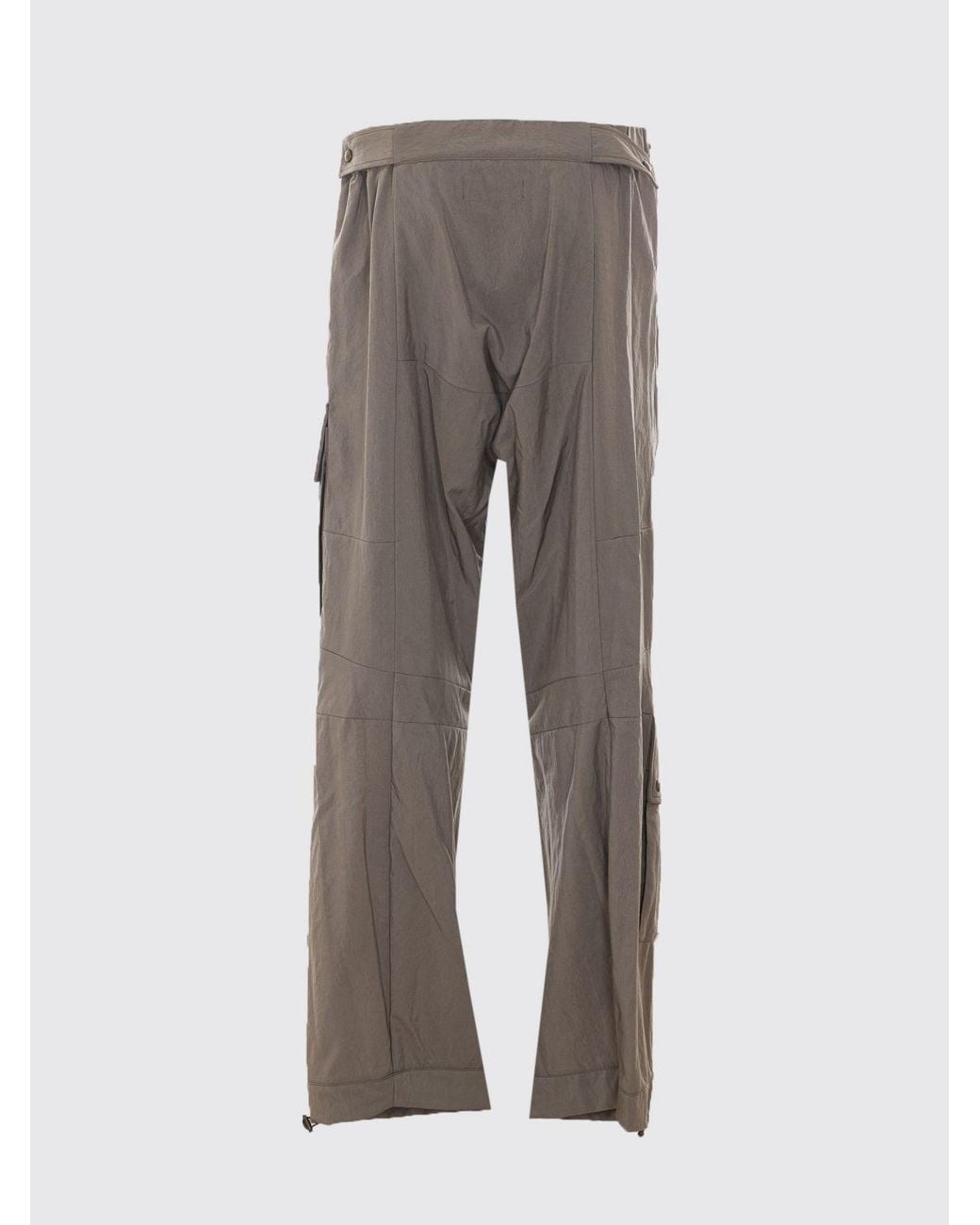 Vivienne Westwood Gray Wide-Leg Cotton Cargo Trousers With Embroidered Orb Logo for men