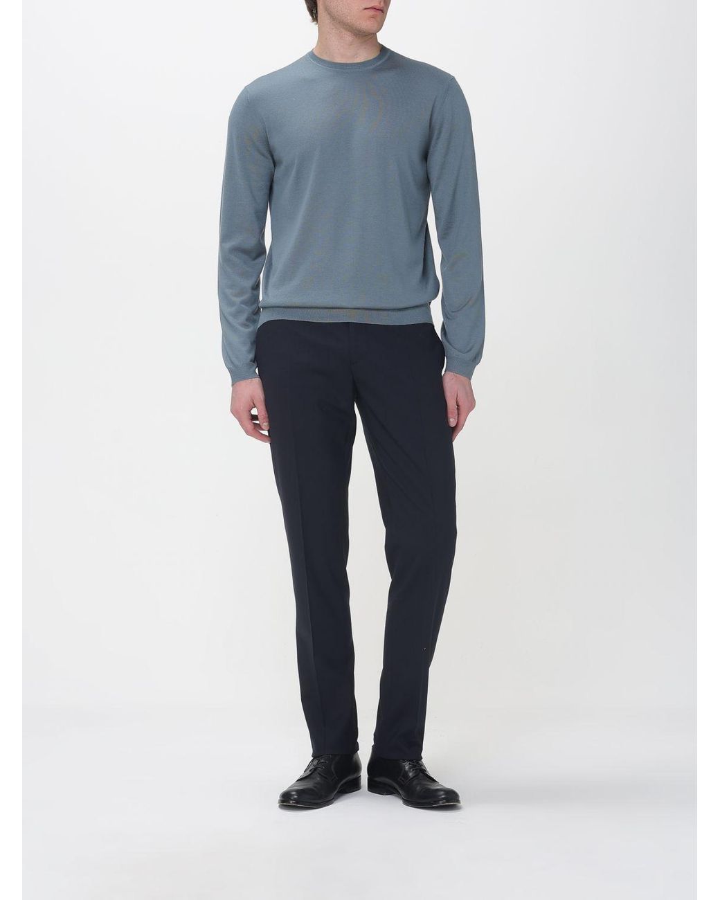 Giorgio Armani Blue Sweater for men