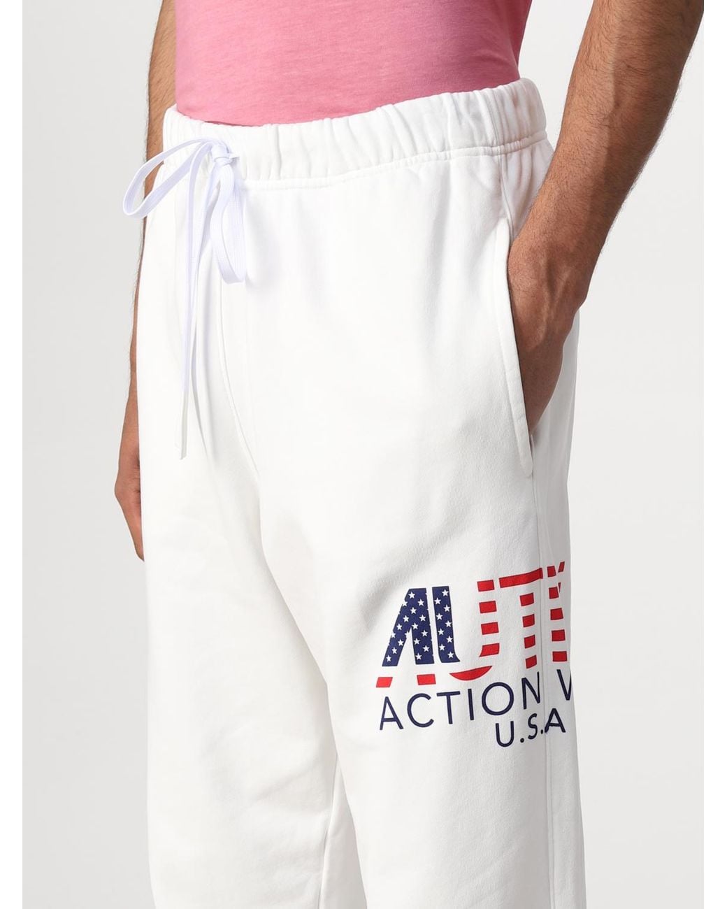 Autry White Pants for men