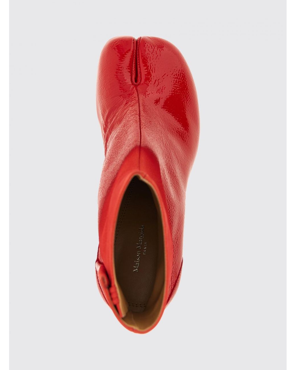 Maison Margiela Red Tabi Ankle Boots