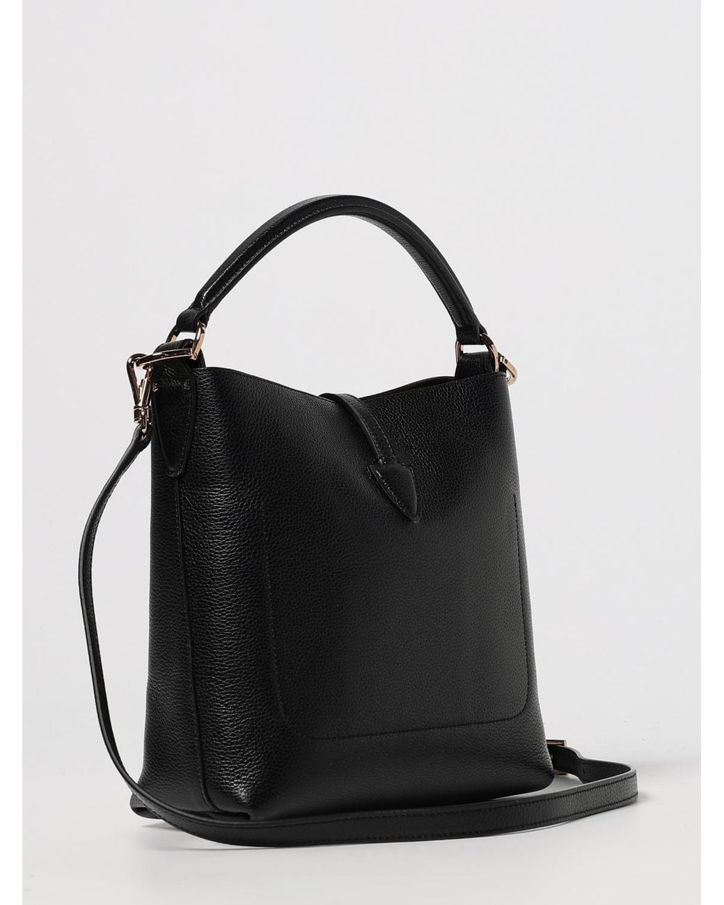 Tod's Black T Timeless Calfskin Handbag