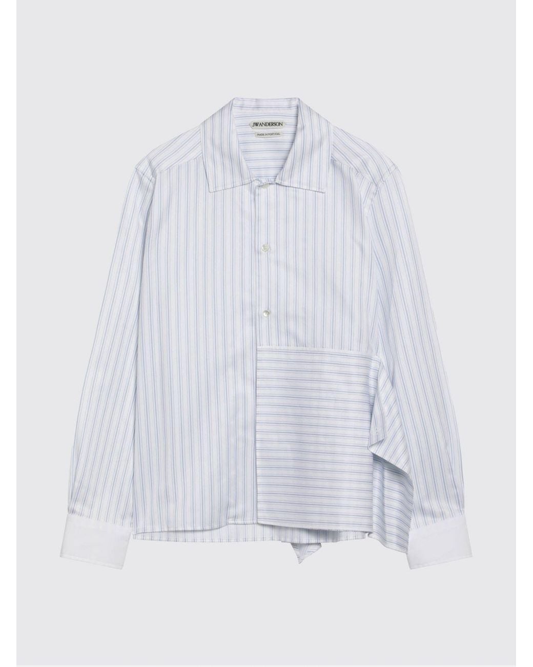 J.W. Anderson White Striped Cotton Shirt
