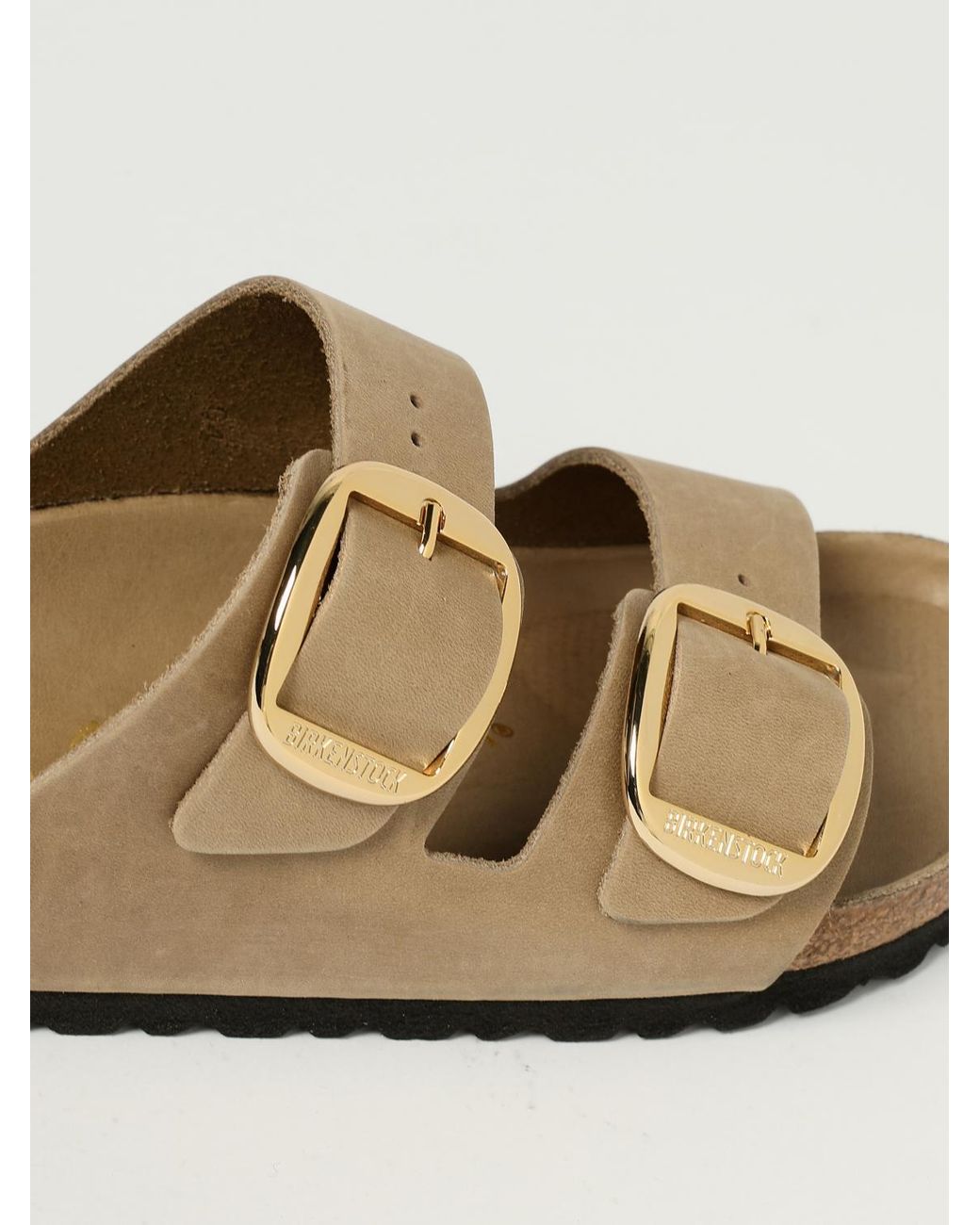 Birkenstock Natural Arizona Big Buckle Sandal