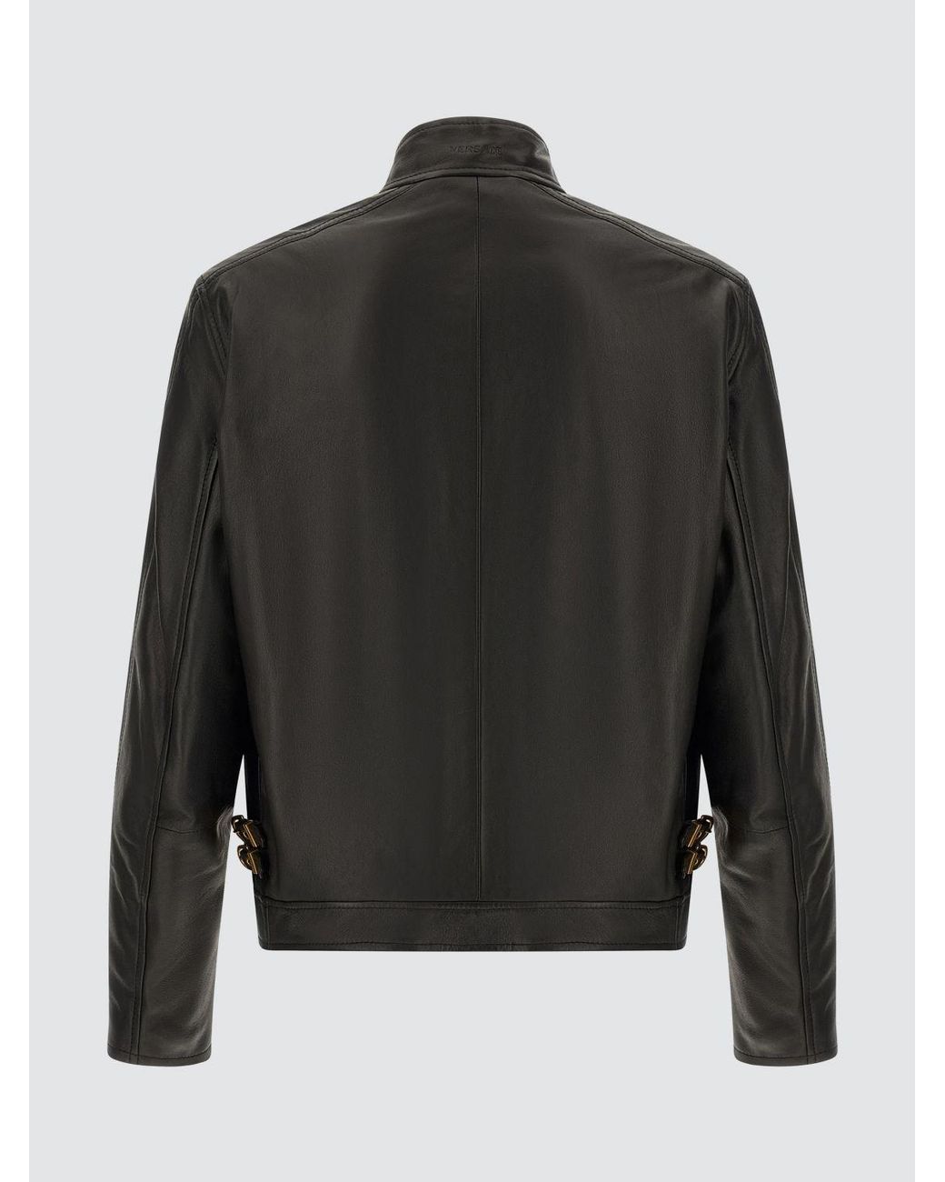Giacca Biker di Versace in Black da Uomo