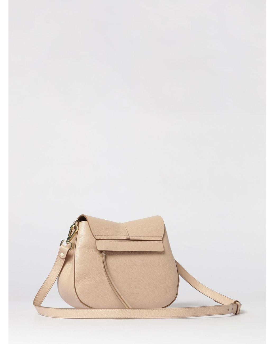 Gianni Chiarini Natural Helena Round Grained Leather Bag