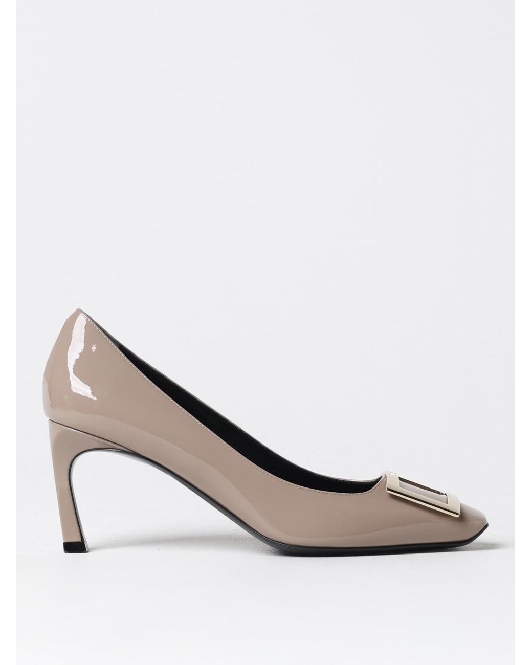 Roger Vivier White Belle Vivier Trompette Pumps