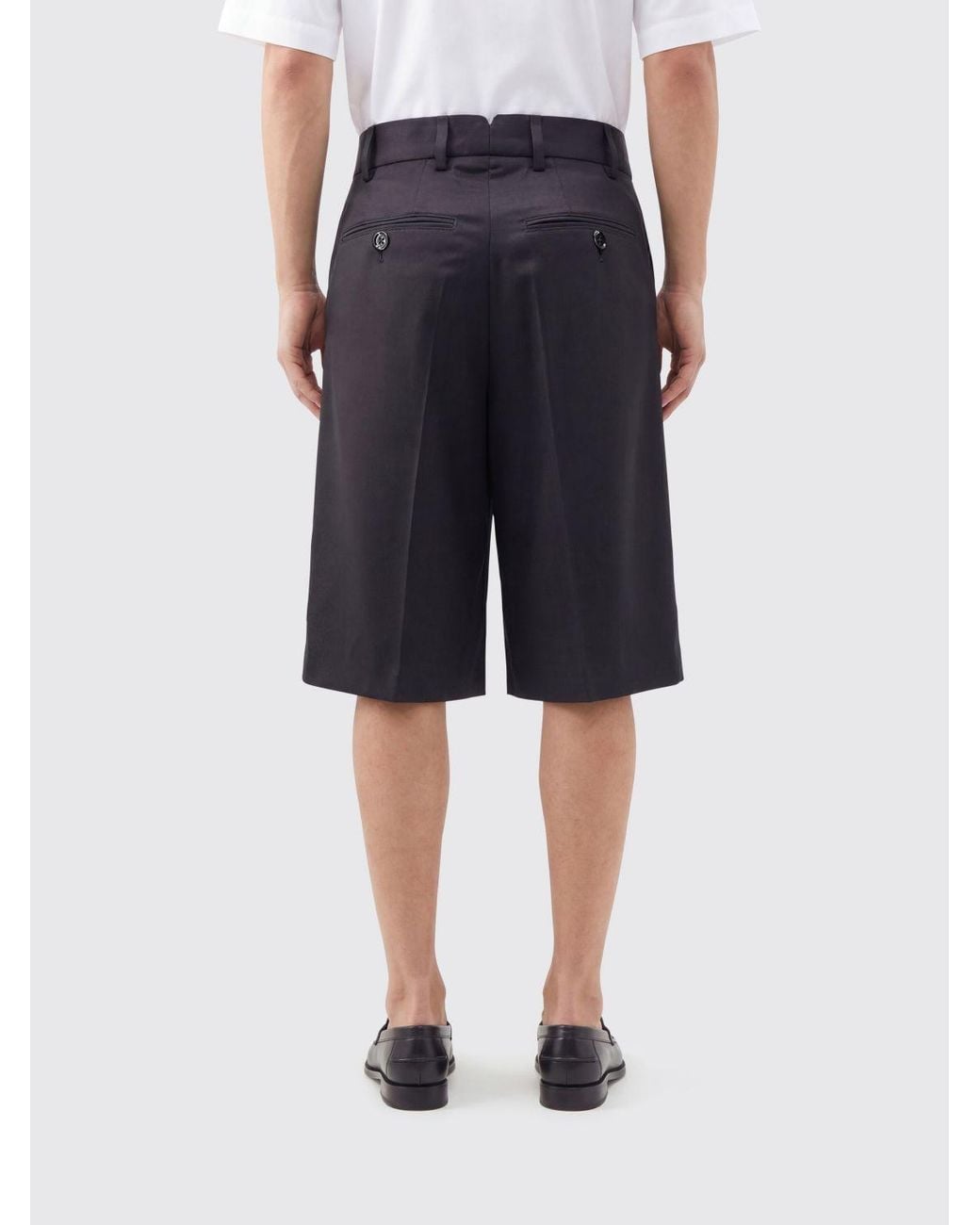 AMI Blue Tailored Shorts for men