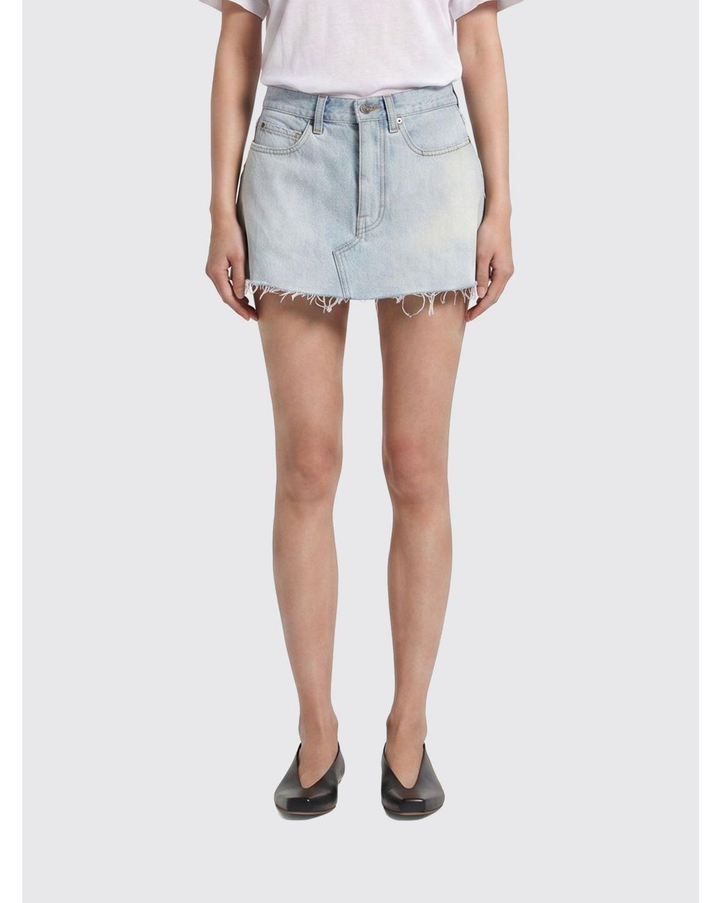 Balenciaga Blue Denim Shorts