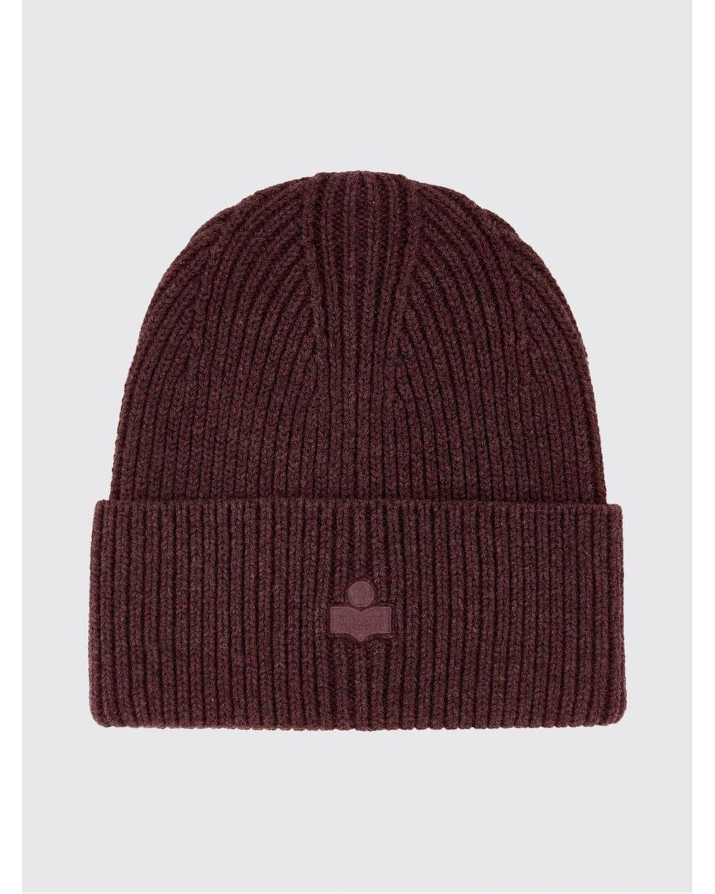 Isabel Marant Ribbed Wool-Blend Beanie Hat With Embroidered Logo