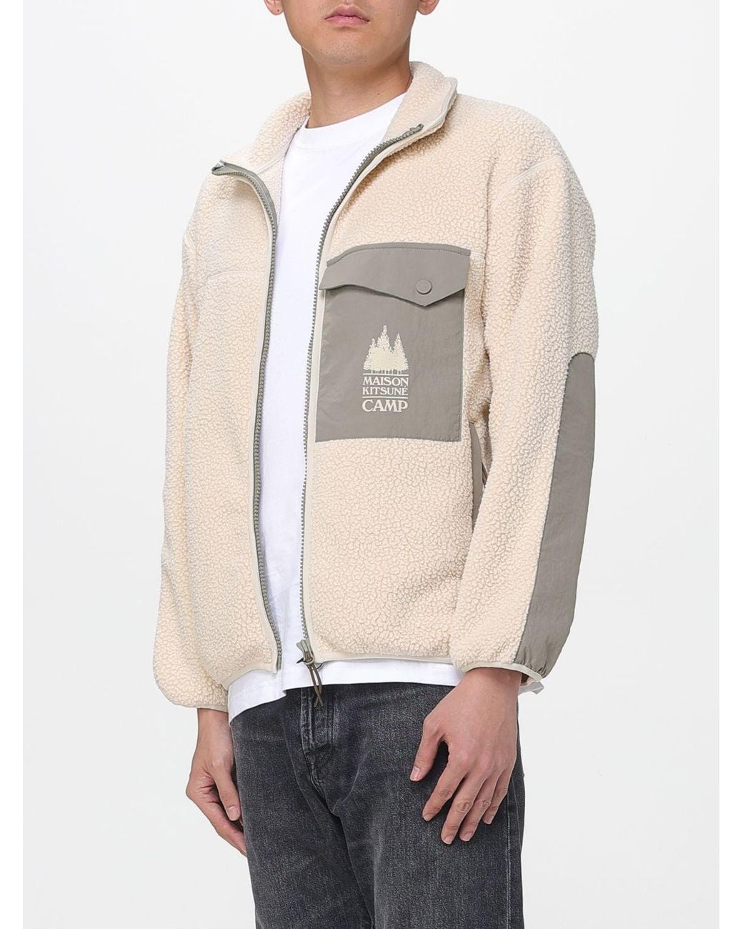 Maison Kitsuné Natural Maison KitsunÉ Jacket for men