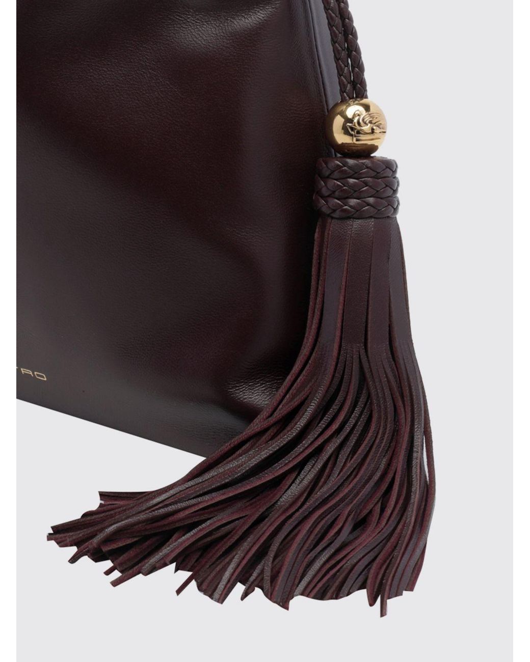 Etro Red Kalispera Mini Bucket Bag