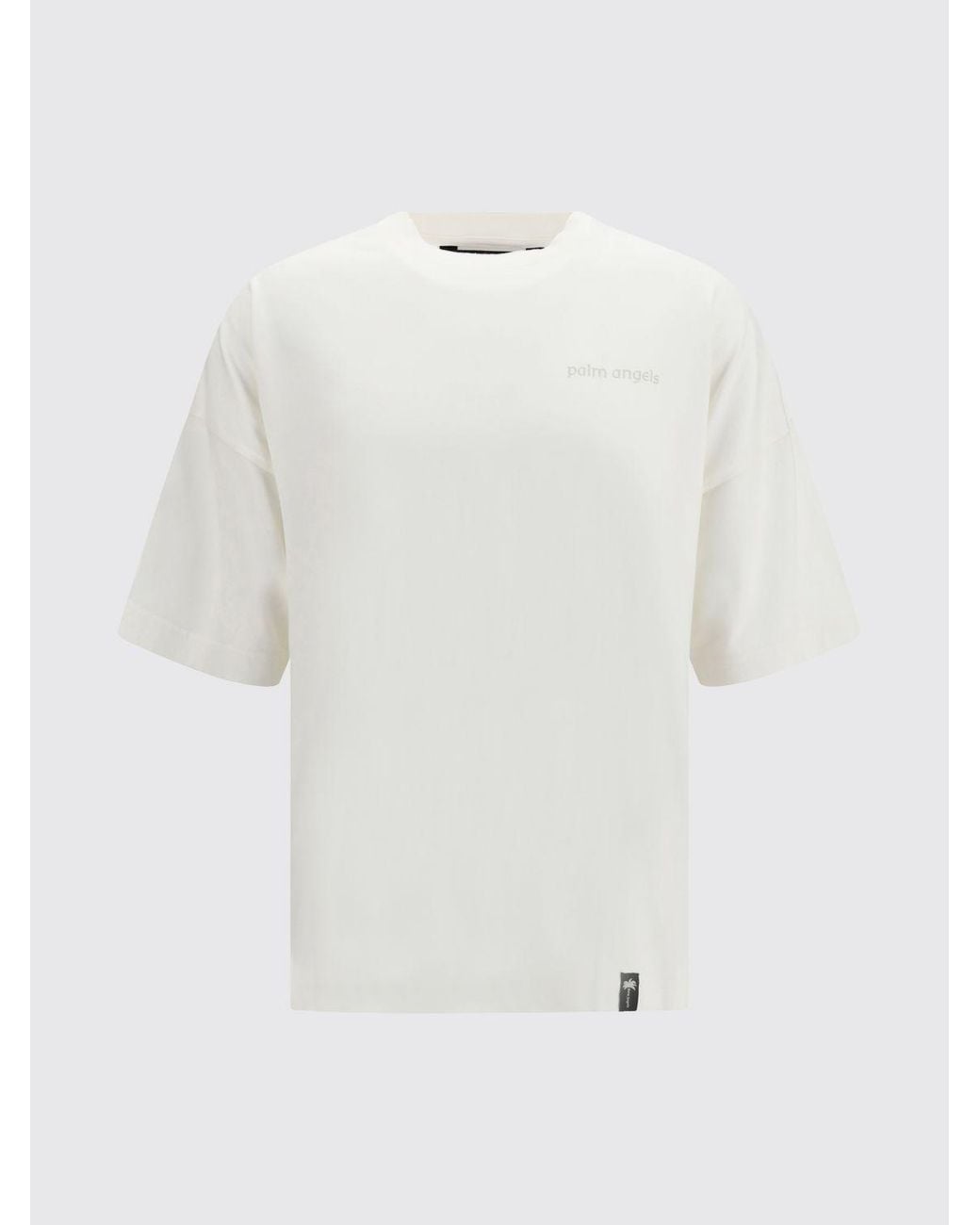 Palm Angels White T-Shirt for men