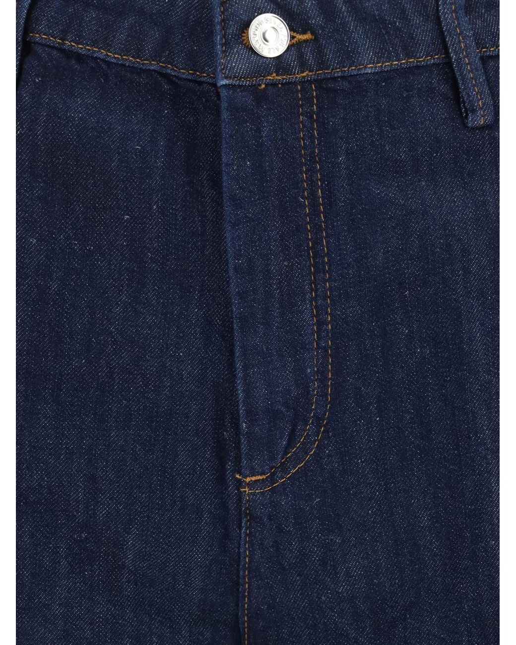 7 For All Mankind Blue Denim Shorts