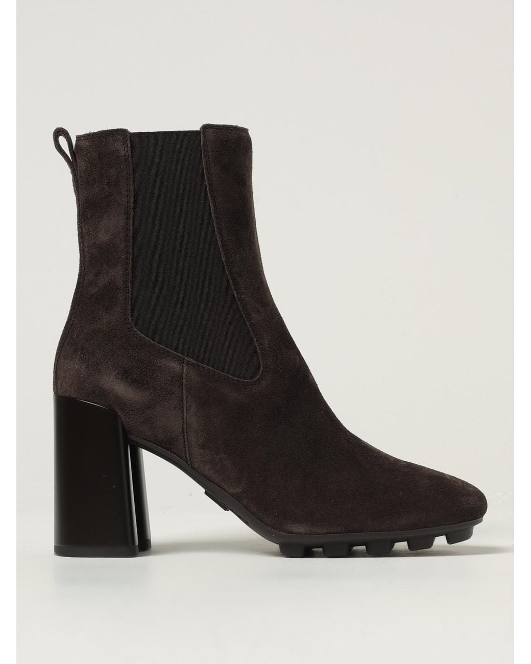 Hogan Black Flat Ankle Boots