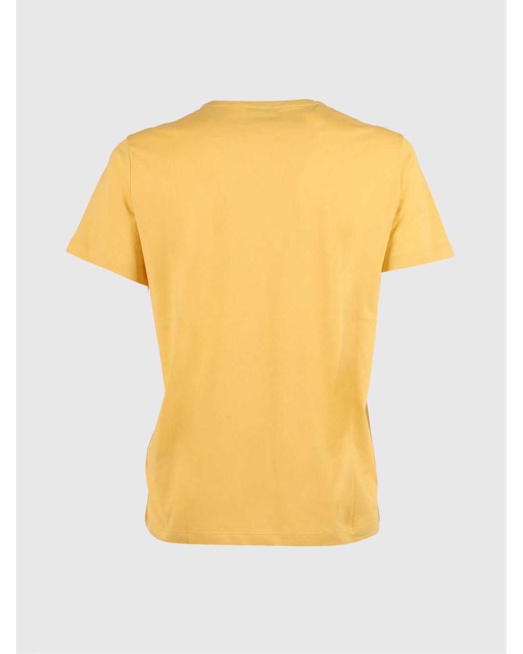 Dondup Yellow Cotton Crew-Neck T-Shirt for men