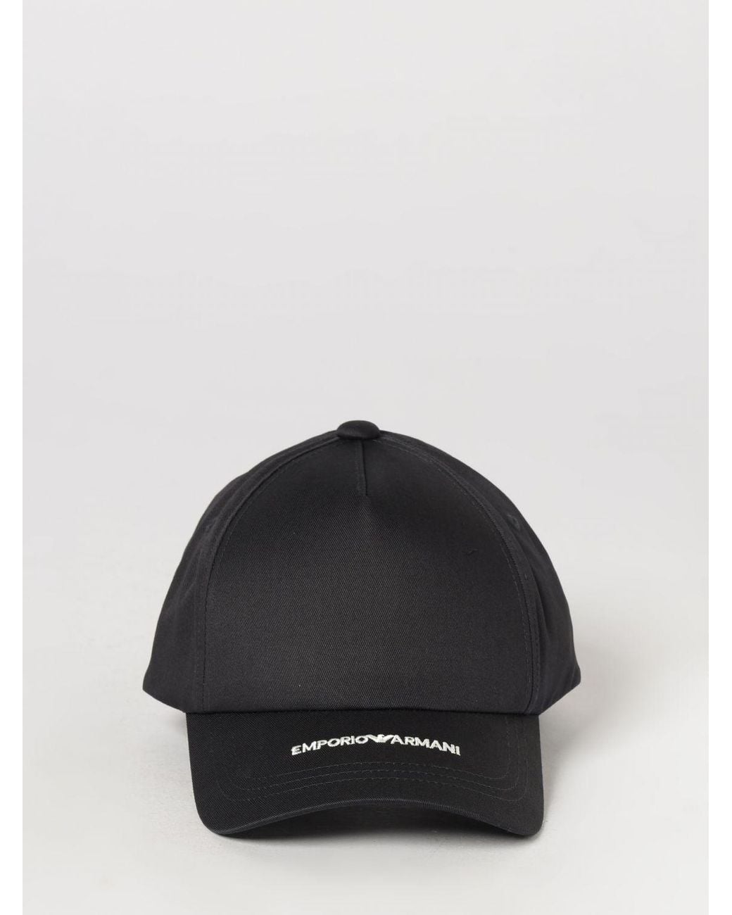 Emporio Armani Black Hat for men