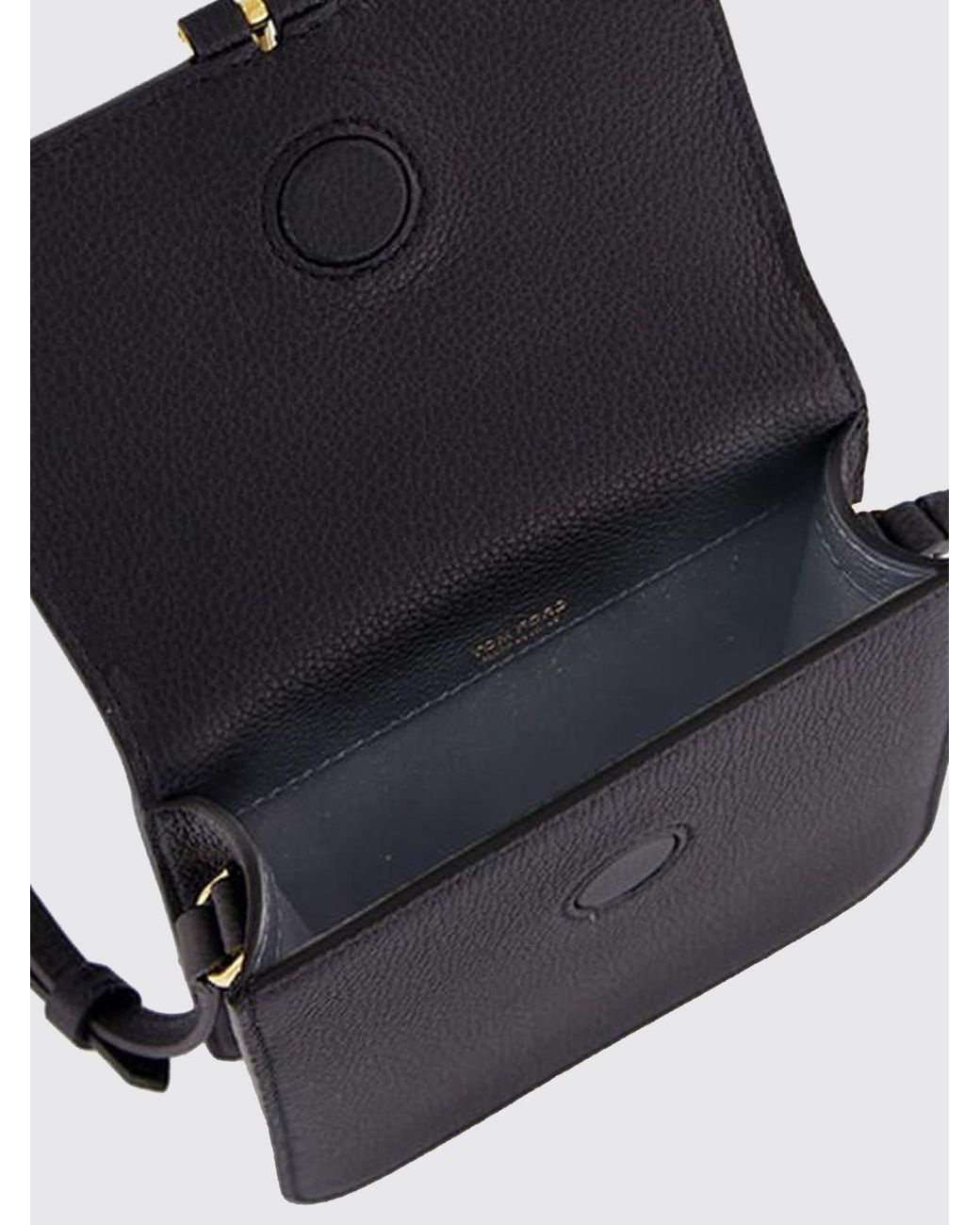 Tom Ford Black Tara Grained Leather Bag