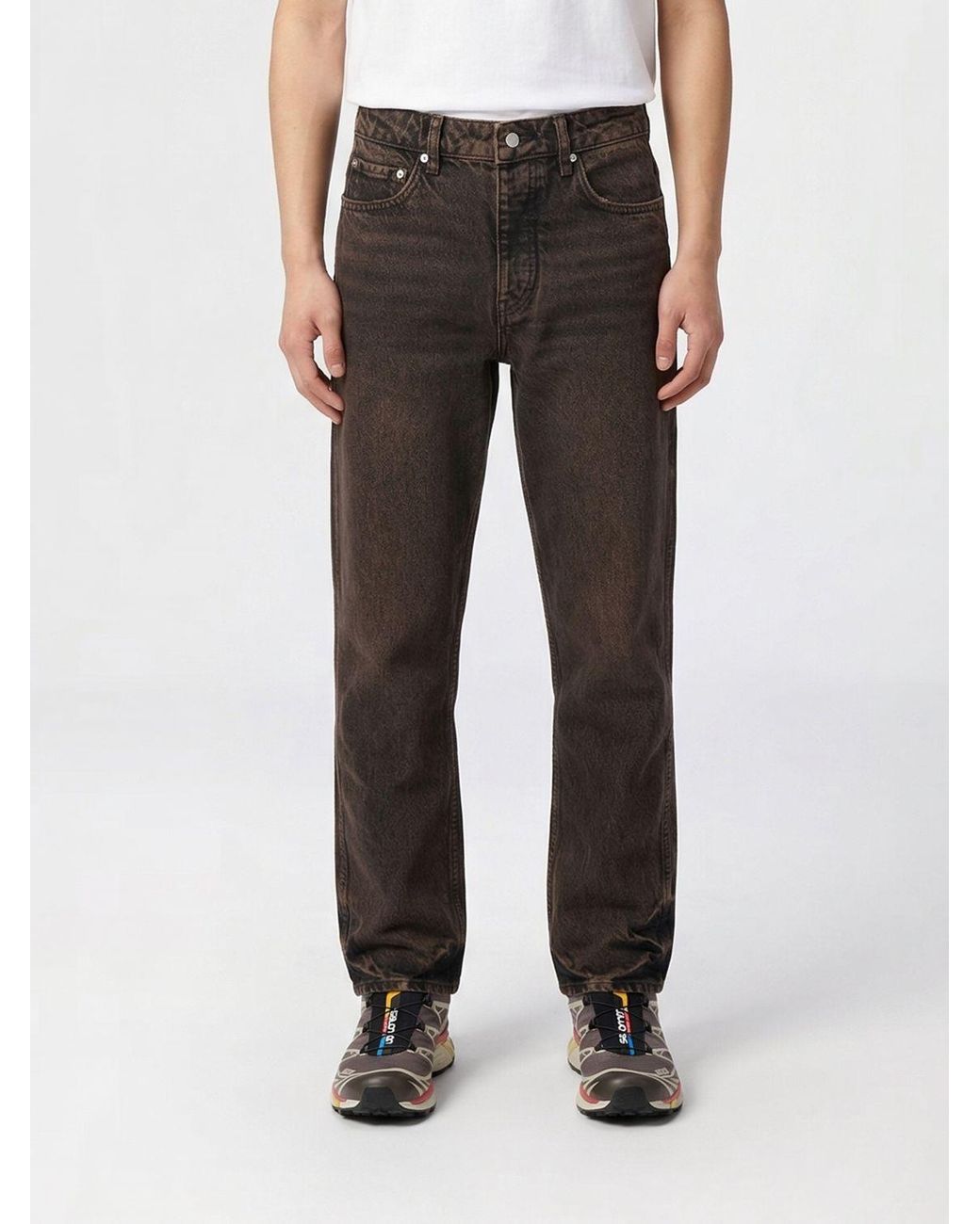 Represent Black R2 Straight Jeans for men