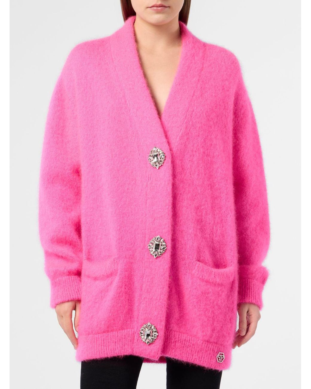 Philipp Plein Pink Cardigan