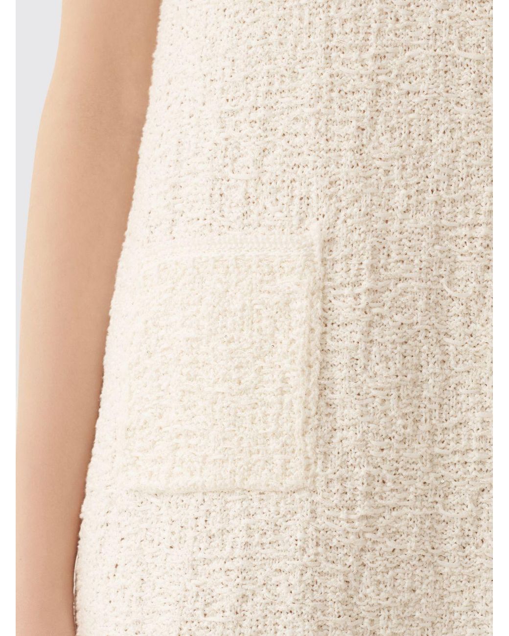 Fabiana Filippi Natural Cotton Blend Dress