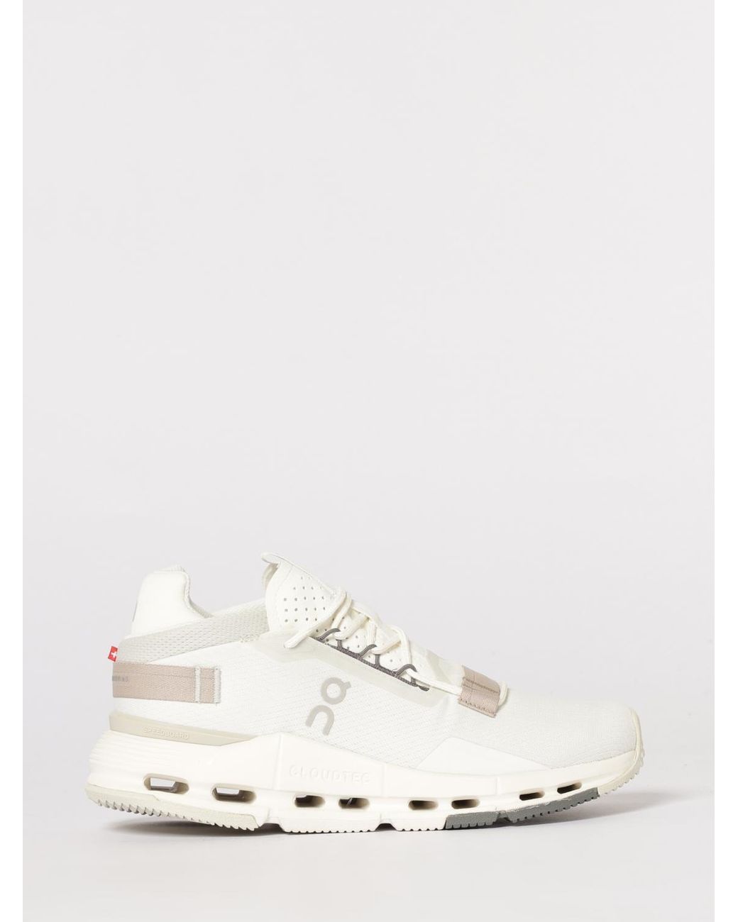 On Shoes Natural On Cloudnova 2 Mesh Sneakers