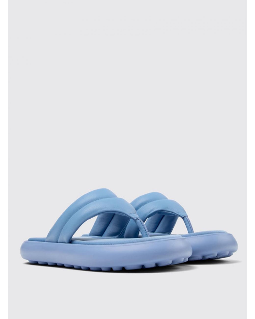 Camper Blue Flat Sandals