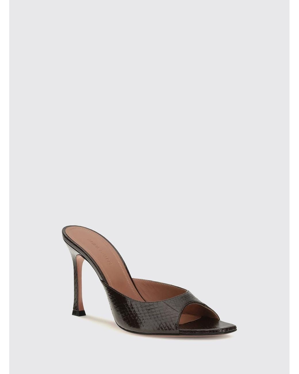 AMINA MUADDI Brown Heeled Sandal