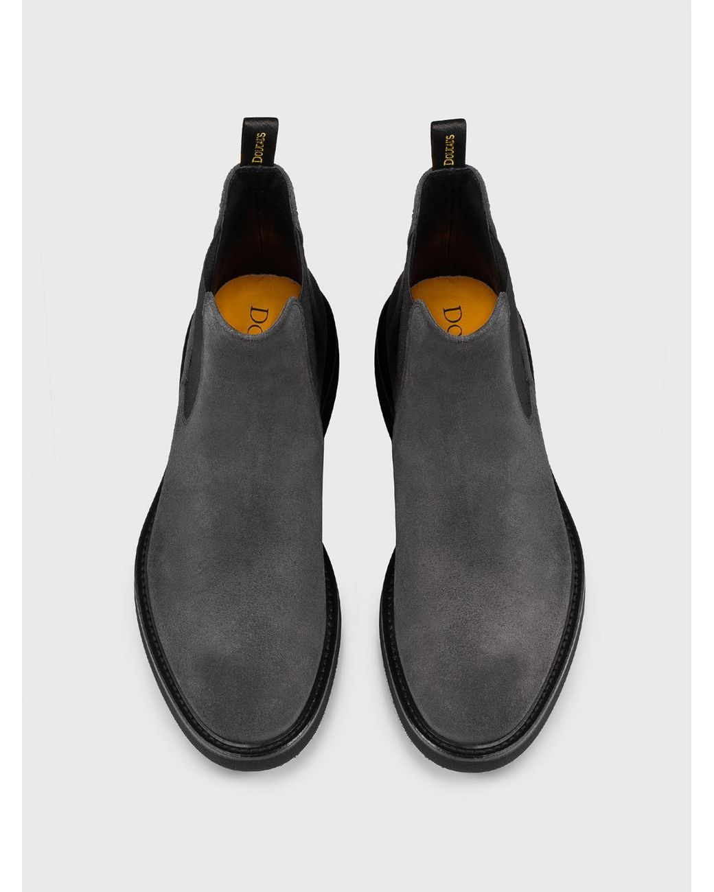 Doucal's Black Suede Ankle Boots for men