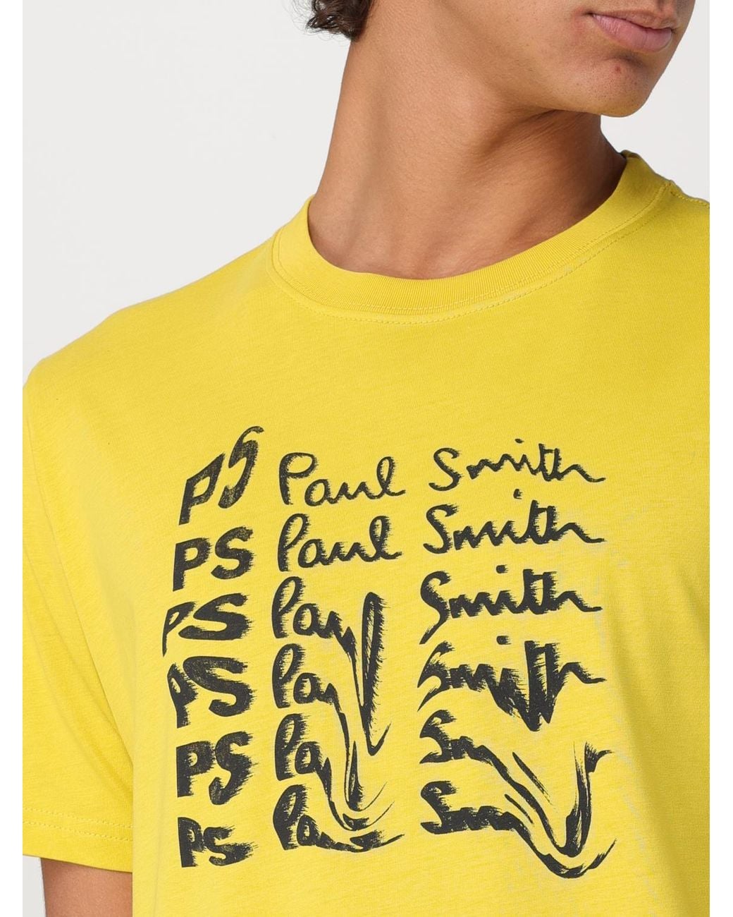 Paul Smith Yellow T-shirt for men