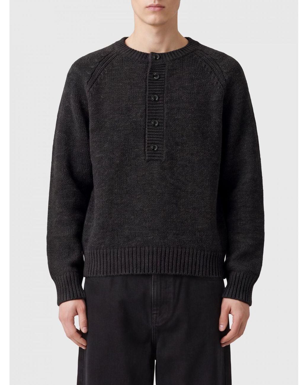 Our Legacy Black Crewneck Jumper for men