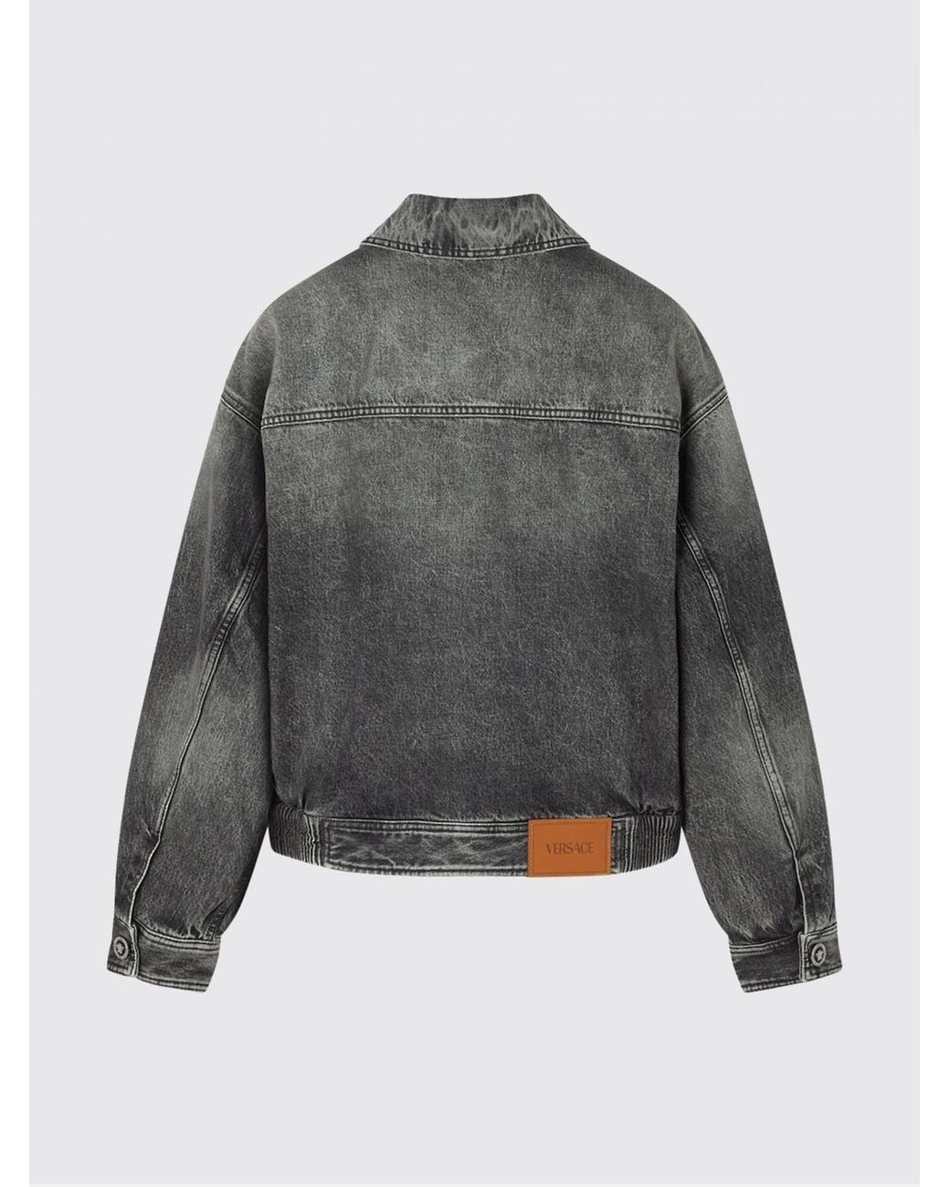 Chaqueta Vaquera Versace de hombre de color Gray