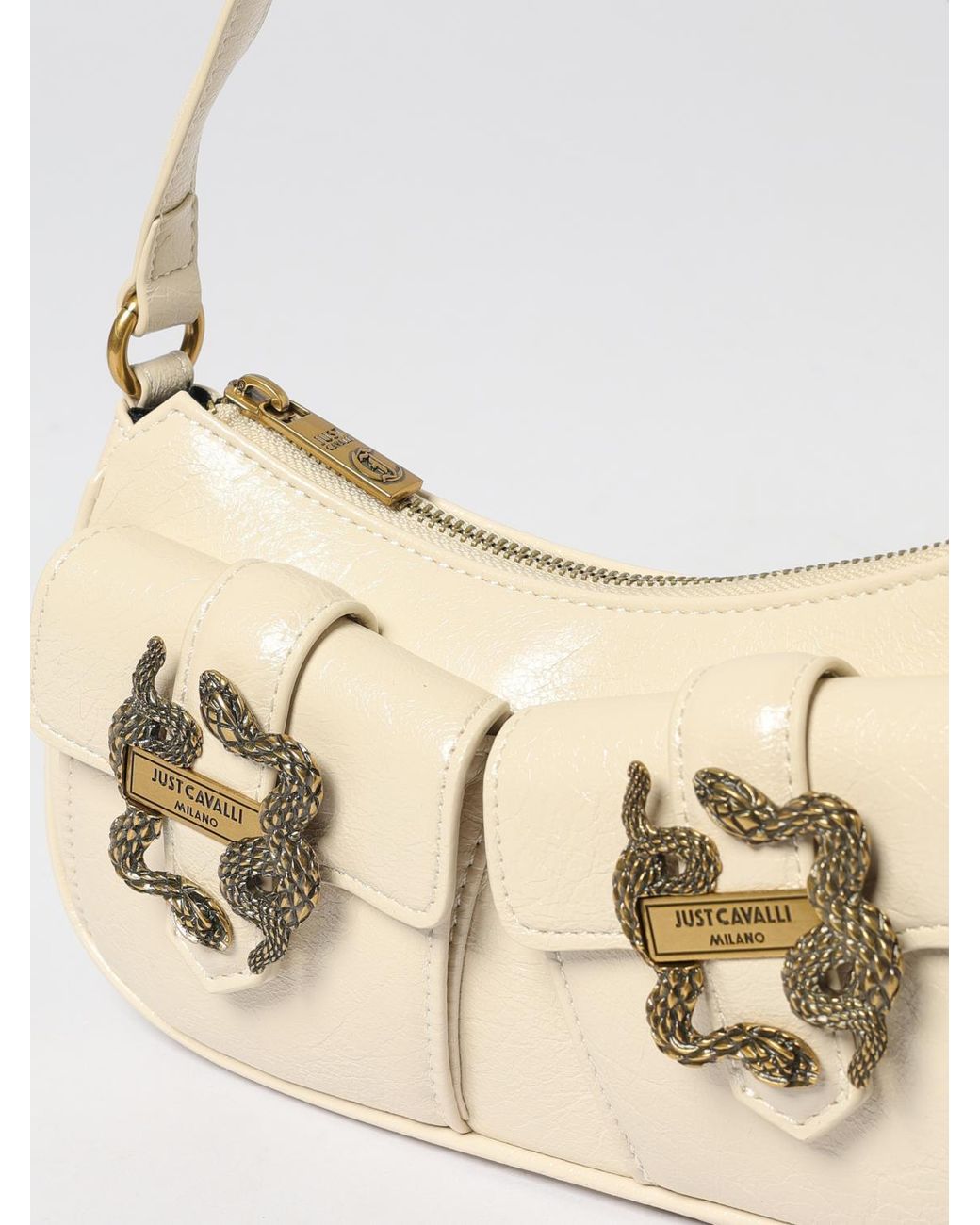 Just Cavalli Natural Shoulder Bag