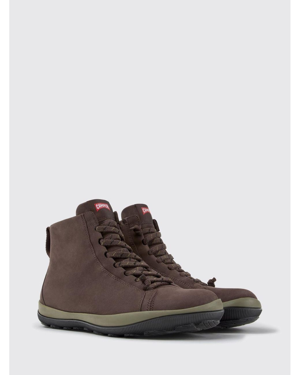 Camper Brown Peu Pista Gm Outdoor Ankle Boots for men